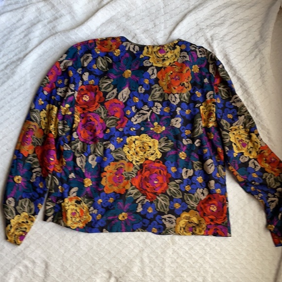 Floral Rayon Blazer - Picture 5 of 5